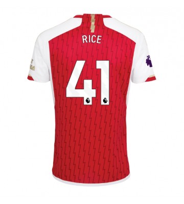 Arsenal Declan Rice #41 Hjemmebanetrøje 2023-24 Kort ærmer